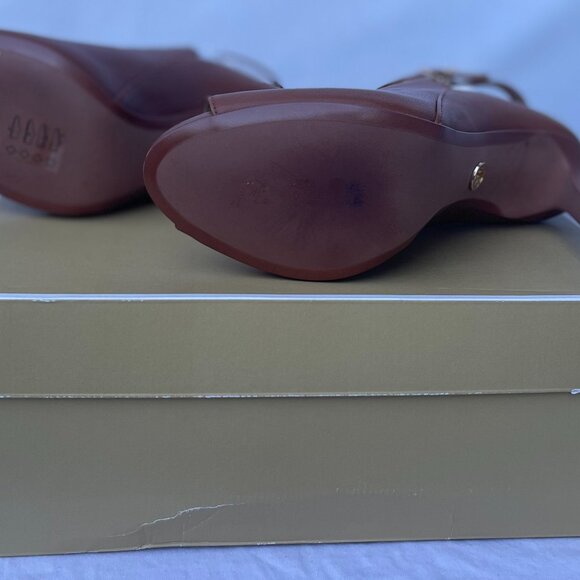 NIB Michael Kors Lawson Peep Toe Booties - Picture 3 of 4